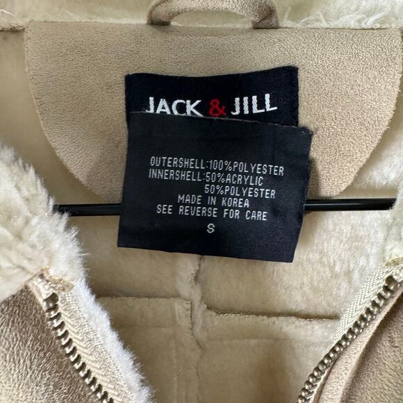 Jack and Jill Women's Brown Pockets Full Zip Collared Long Sleeve Coat Size S - Picture 3 of 9